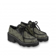 Louis Vuitton LV Beaubourg Platform Derby in Green - Shoes 1A8G0Z