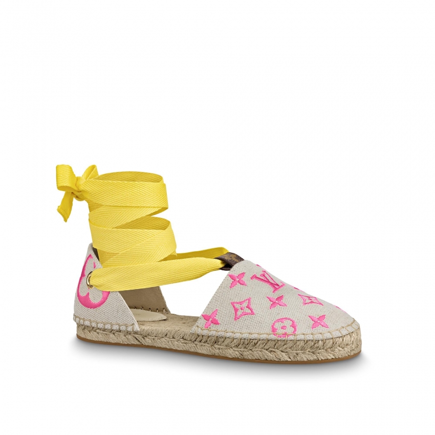 Louis Vuitton Starboard Flat Espadrille in Rose - Shoes 1A8GC8