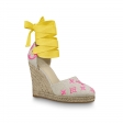 Louis Vuitton Starboard Wedge Espadrille in Rose - Shoes 1A8GLE