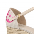 Louis Vuitton Starboard Wedge Sandal in Rose - Shoes 1A8GP5