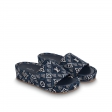 Louis Vuitton Since 1854 Jumbo Flatform Mule in Blue - Shoes 1A8KM1