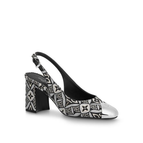 Louis Vuitton Since 1854 Louise Slingback Pump in Grey - Shoes 1A8KMV