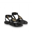 Louis Vuitton Faro Flat Sandal in Black - Shoes 1A8N13