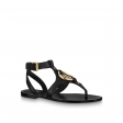 Louis Vuitton Faro Flat Sandal in Black - Shoes 1A8N13