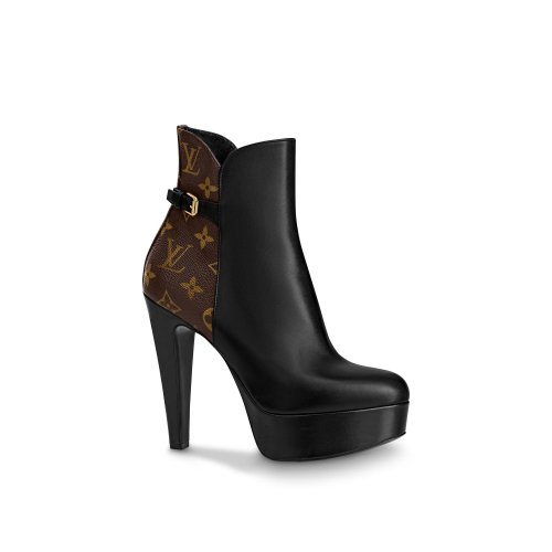 Louis Vuitton Afterglow Platform Ankle Boot in Black - Shoes 1A8N8B