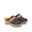 Louis Vuitton Since 1854 Cottage Clog Mule in Blue - Shoes 1A8NUH