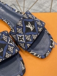 Louis Vuitton Since 1854 Revival Flat Mule in Blue - Shoes 1A8NVU