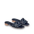 Louis Vuitton Since 1854 Revival Flat Mule in Blue - Shoes 1A8NVU