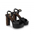 Louis Vuitton Podium Platform Sandal in Black - Shoes 1A8NZD