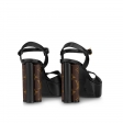 Louis Vuitton Podium Platform Sandal in Black - Shoes 1A8NZD