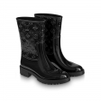 Louis Vuitton Drops Flat Half Boot in Black - Shoes 1A8QV0