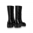 Louis Vuitton Drops Flat Half Boot in Black - Shoes 1A8QV0