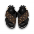 Louis Vuitton Paseo Flat Comfort Sandal in Brown - Shoes 1A8SU9