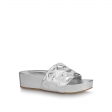Louis Vuitton Jumbo Flatform Mule in Silver - Shoes 1A8T27