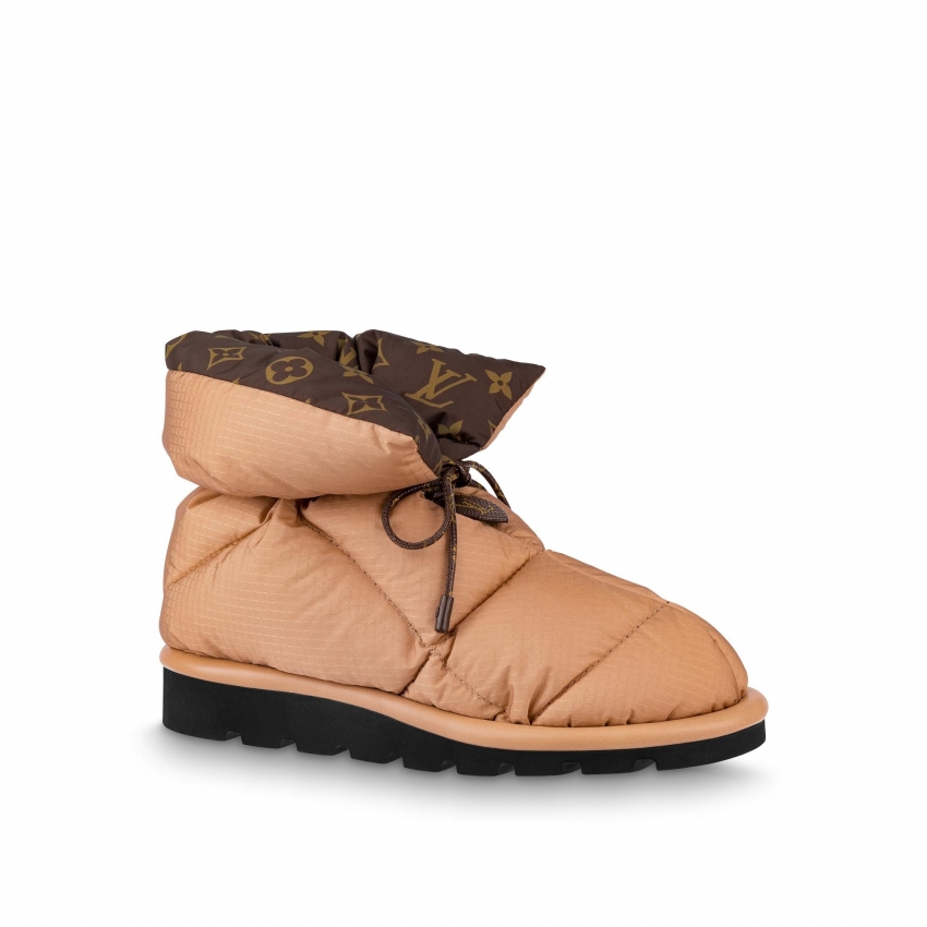 Louis Vuitton Pillow Comfort Ankle Boot in Beige - Shoes 1A8T4F