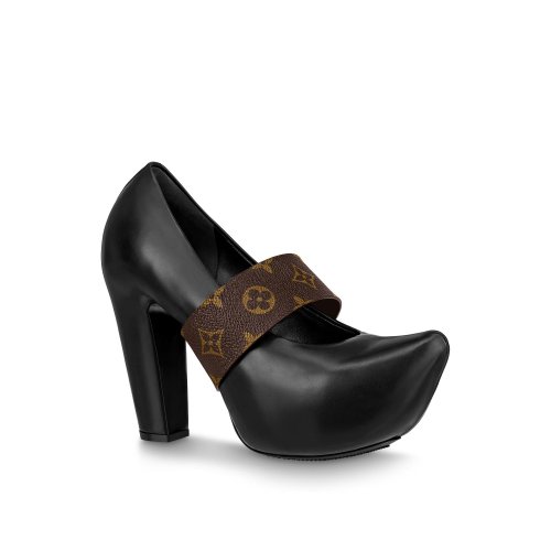 Louis Vuitton Puffy Platform Pump in Black - Shoes 1A8T8X