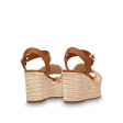 Louis Vuitton Boundary Wedge Sandal in Brown - Shoes 1A8TFQ