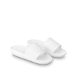 Louis Vuitton Sunbath Flat Mule in White - Shoes 1A8ULG