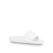 Louis Vuitton Sunbath Flat Mule in White - Shoes 1A8ULG