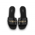 Louis Vuitton Revival Flat Mule in Black - Shoes 1A8W2F