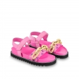 Louis Vuitton Paseo Flat Comfort Sandal in Rose - Shoes 1A90PY