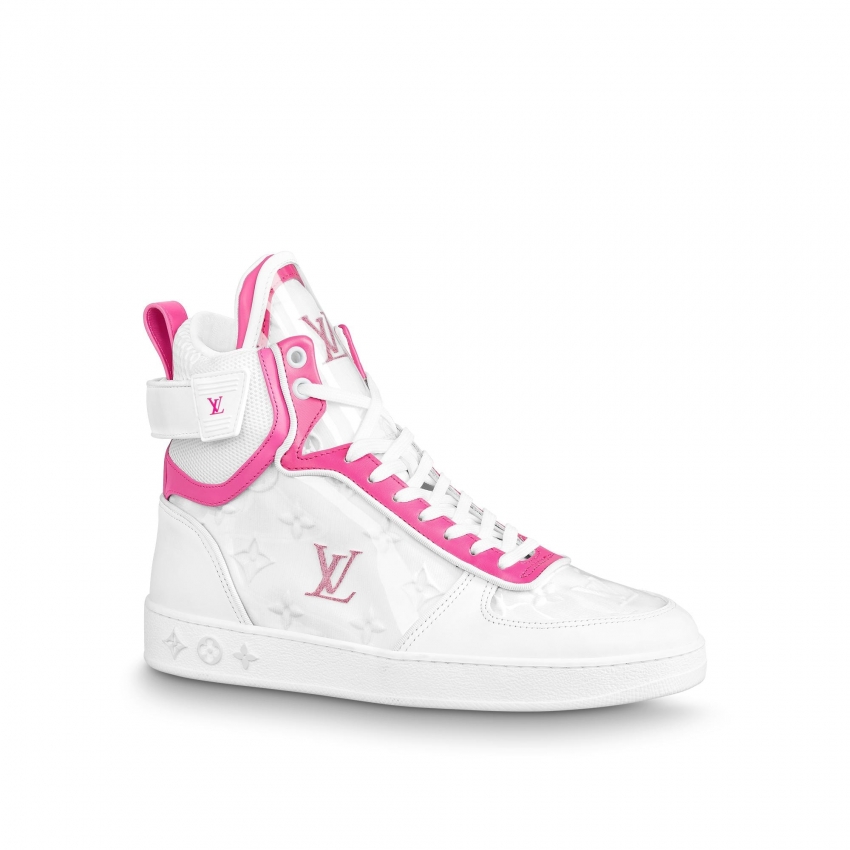 Louis Vuitton Boombox Sneaker Boot in Rose - Shoes 1A95MH