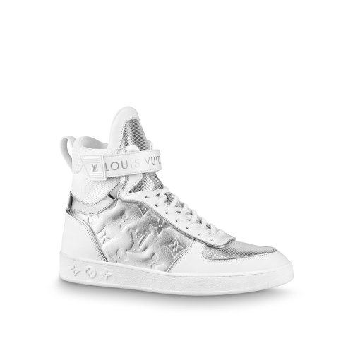 Louis Vuitton Boombox Sneaker Boot in Silver - Shoes 1A95QY
