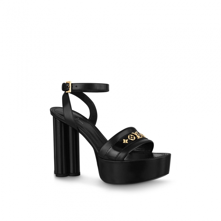 Louis Vuitton Podium Platform Sandal in Black - Shoes 1A95V5