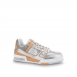 Louis Vuitton LV Trainer Sneaker in Silver - Men Shoes 1A996D