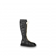 Louis Vuitton Square Pillow Flat High Boot in Black - Shoes 1A9C5G