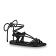 Louis Vuitton Maia Flat Sandal in Black - Women Shoes 1A9C5T