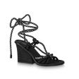 Louis Vuitton Maia Wedge Sandal 9Cm in Black - Shoes 1A9CP8
