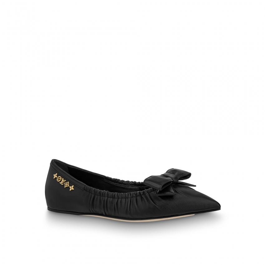 Louis Vuitton Marli Flat Ballerina in Black - Shoes 1A9CS3