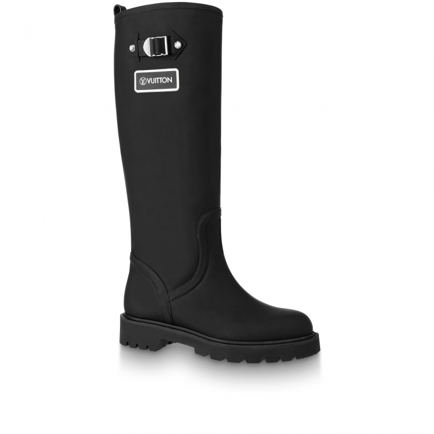 Louis Vuitton Territory Flat High Boot - Women - Shoes 1A9H21 Black