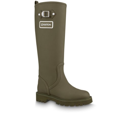 Louis Vuitton Territory Flat High Boot - Women - Shoes 1A9H2V Khaki