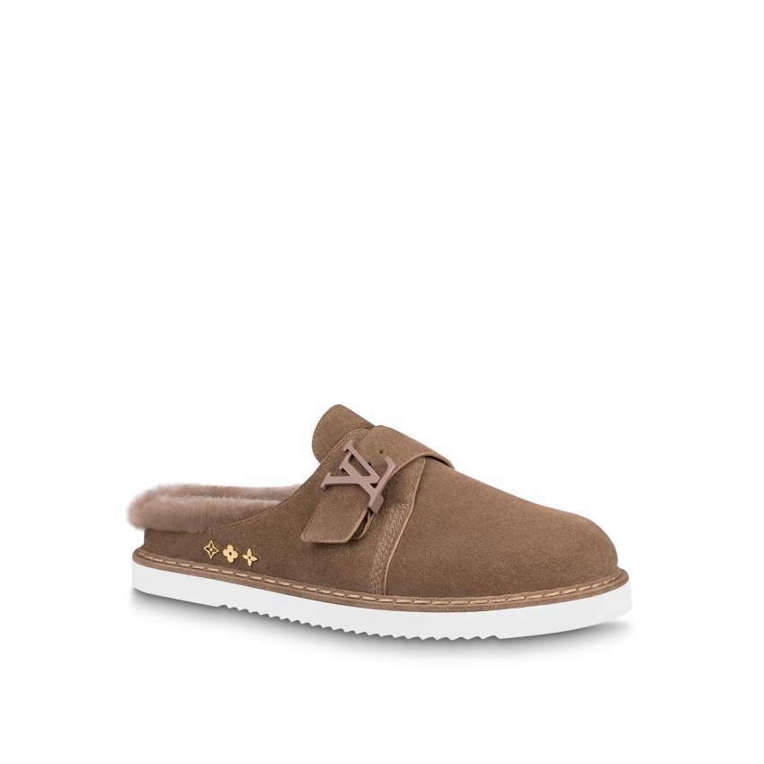Louis Vuitton LV Easy Mule With Fur - Men - Shoes 1A9IOD
