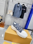 Louis Vuitton Lv Squad Sneaker in Blue - Women - Shoes 1A9S06