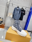 Louis Vuitton Lv Squad Sneaker Boot in Blue - Women - Shoes 1A9S12
