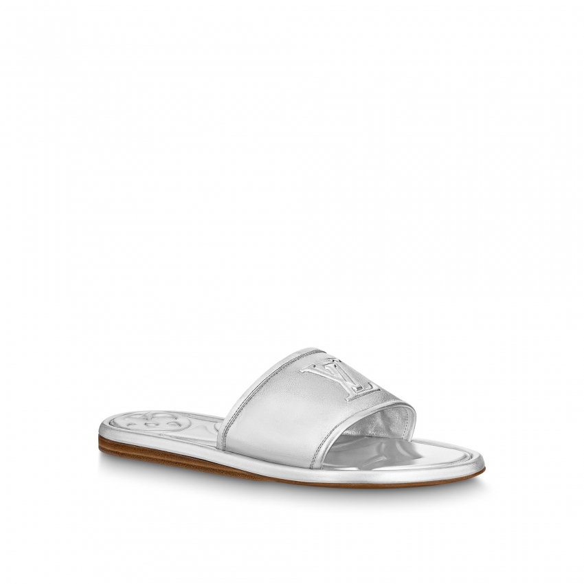 Louis Vuitton Magnetic Flat Mule - Women - Shoes 1AA1KZ Silver