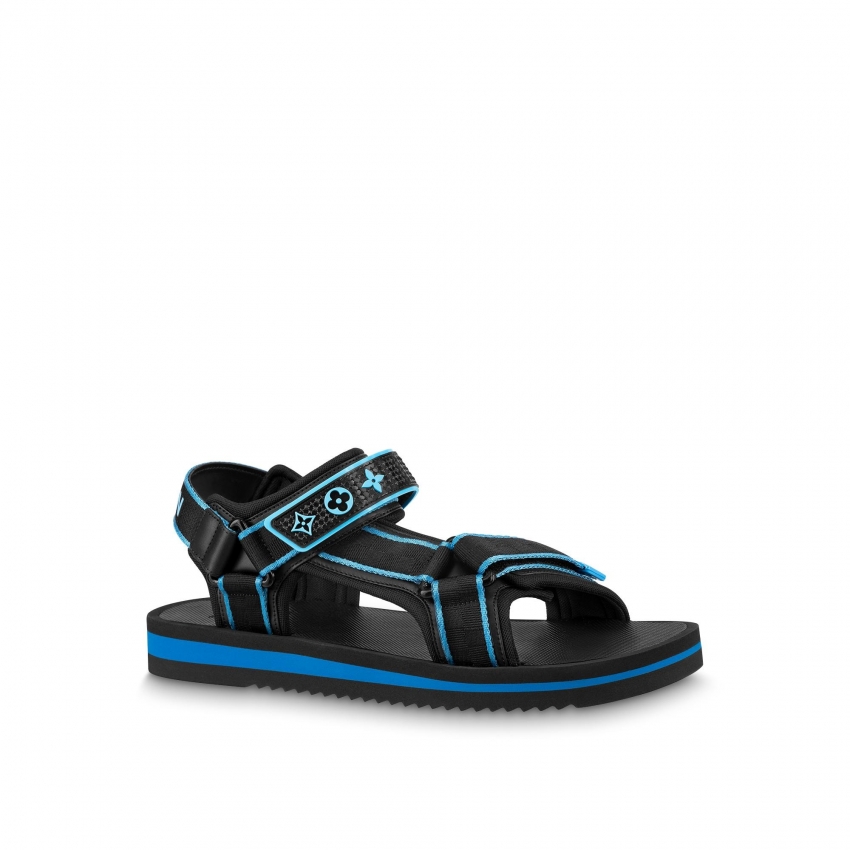 Louis Vuitton Panama Sandal - Men - Shoes 1AA4GB Black