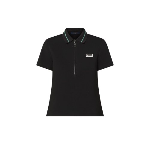 Louis Vuitton LV Match Polo Top - Women - Ready-to-Wear 1AA8VV Black