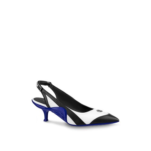 Louis Vuitton Archlight Slingback Pump - Women - Shoes 1AAC5S White / Blue