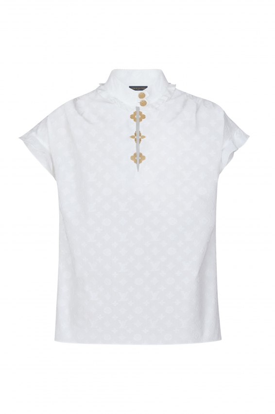 Louis Vuitton Frill Blouse - Women - Ready-to-Wear 1A5M05