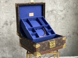 Louis Vuitton Jewelry Box Monogram Canvas in Blue - Travel M20040