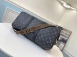 Louis Vuitton Monogram Eclipse Canvas Keepall 45 Bandouliere M40569BR