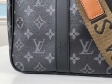 Louis Vuitton Monogram Eclipse Canvas Keepall 45 Bandouliere M40569BR