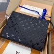 Louis Vuitton Pochette Toilette 26 Monogram Empreinte Leather in Black - Travel M45666