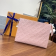 Louis Vuitton Pochette Toilette 26 Monogram Empreinte Leather in Pink - Travel M45666