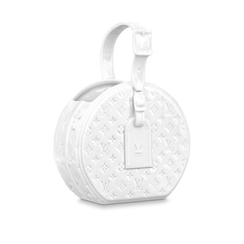 Louis Vuitton Porcelain Vase Petite Boite Chapeau Monogram - Art Of Living - Highlights GI0576