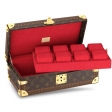 Louis Vuitton 8 watch case Monogram Canvas Red - Travel M20039